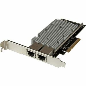 StarTech.com 10Gbイーサネットx2増設PCIe対応LANカード ST20000SPEXI　(shin