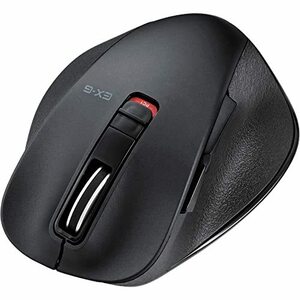 エレコム マウス Bluetooth Sサイズ 小型 5ボタン (戻る・進むボタン搭載) BlueLED 握りの極み ブラック M-XG　(shin