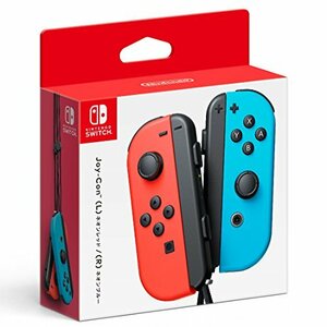 【任天堂純正品】Joy-Con (L) ネオンレッド/ (R) ネオンブルー　(shin