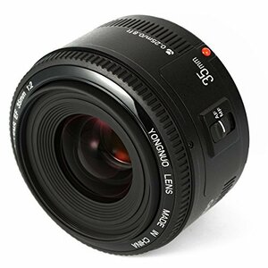 YONGNUO Canon YN35mm F2 単焦点レンズ キャノン EFマウント フルサイズ対応 広角 標準レンズ RP/R5/R/　(shin