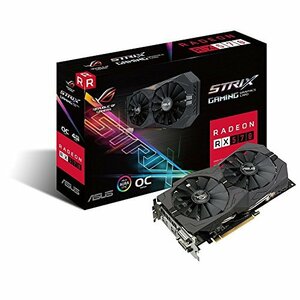 ASUS グラフィックボード Strixシリーズ AMD Radeon RX570搭載ビデオカード ROG-STRIX-RX570-O4　(shin