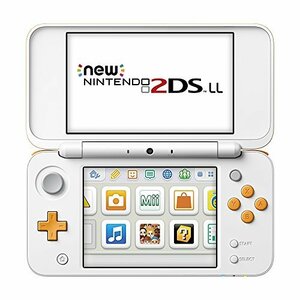 Newニンテンドー2DS LL 【ホワイト×オレンジ】　(shin