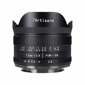 7artisans 7.5mm F2.8 II APS-C 手動魚眼レンズ Eマウントカメラ NEX-5N NEX-7 NEX-3N N　(shin