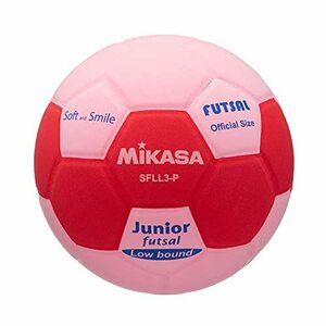 ミカサ(MIKASA) スマイルフットサル 3号 EVA素材 約260g ピンク 貼りボール SFLL3-P 推奨内圧0.10~0.15　(shin