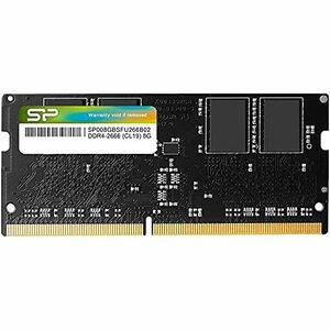 シリコンパワー ノートPC用メモリ DDR4-2666(PC4-21300) 8GB×1枚 260Pin 1.2V CL19 Mac対応　(shin