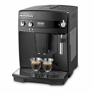 【エントリーモデル】 デロンギ(DeLonghi)全自動コーヒーメーカー ミルク泡立て手動 ブラック マグニフィカ ESAM03110B　(shin