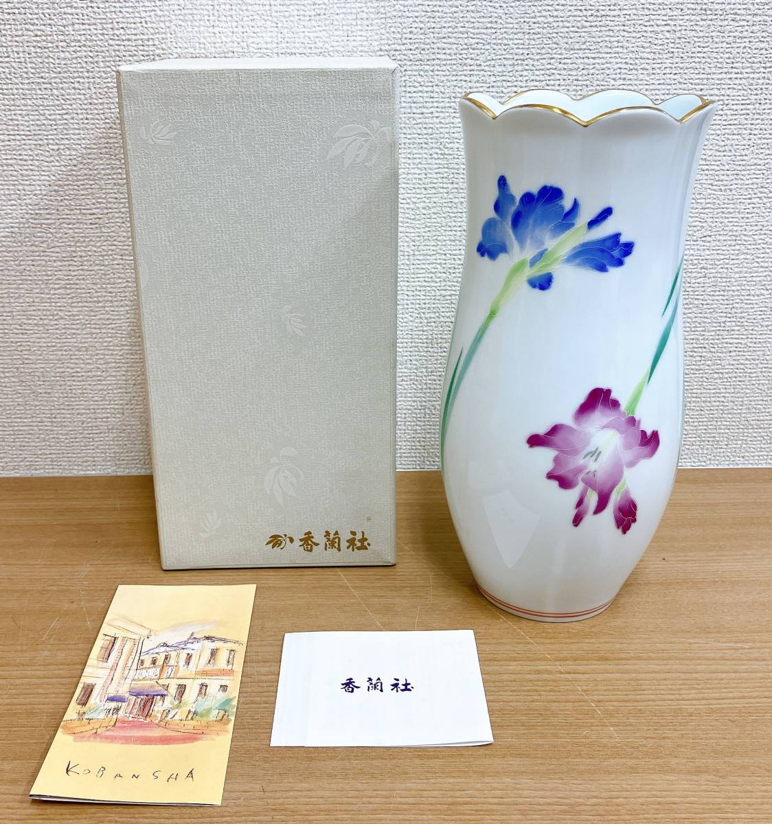 Yahoo!オークション -「香蘭社 花瓶」(花瓶) (インテリア小物)の落札
