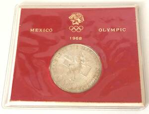 ☆メキシコオリンピック記念　25ペソ銀貨　1968☆em162