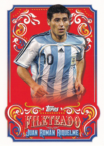 【リケルメ/Riquelme】2023 Topps Argentina Fileteado Insert