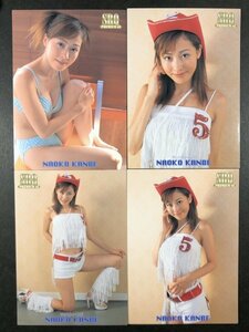 神戸 菜穂子　SRQ PREMIUM 02　17・97・98・99　４枚セット　レースクイーン　水着 グラビア アイドル トレカ トレーディングカード　