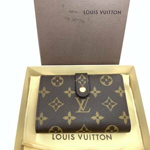 1504【未使用品】ルイヴィトン Louis Vuitton 二つ折り財布 ポルト モネ ビエ ヴィエノワ モノグラム がま口