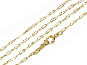 14KGF ネックレス クリンクルチェーン1.4mm 50cm[1コ販売] / 14K-371NEK