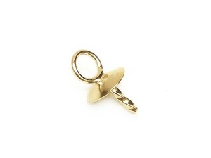 14KGF ヒートン 4mm[1コ販売] / 14K-389TMG