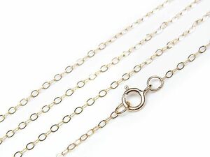 14KGF ネックレス 平あずきチェーン 1.5mm 50cm[1コ販売] / 14K-CH2-AZ50