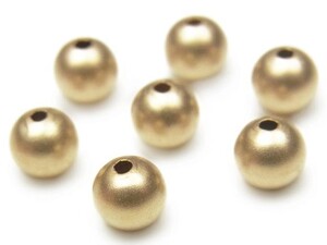 14KGF ビーズ 丸玉 4mm［マット］[7コ販売] / 14K-125BZ