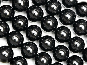 ブラックスピネル 丸玉 8mm【1連販売】 / 2-35 SP8M