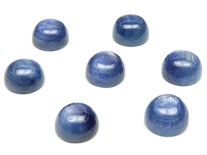 カイヤナイト コイン カボション 8mm【2コ販売】 / 84-8 KI8CO