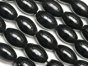 ブラックコーラル（黒珊瑚）ライス 10×6mm【1連販売】 / 9-39 COBK10RC