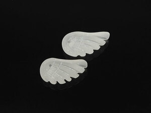 フロストクリスタル 天使の翼 17×9mm【3コ販売】 / 60-14 CQFQ-WG