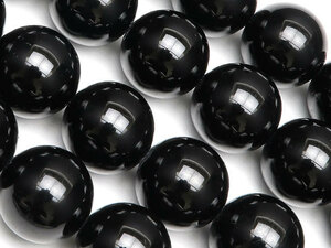 ブラックトルマリン 丸玉 12mm【1連販売】 / 5-1 TRBK12