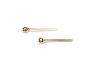 14KGF ボールピアス 2mm【1ペア販売】 / 14K-BB001