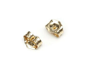 14KGF ピアス キャッチ 5.5×4.7mm【4コ販売】 / 14K-BB007