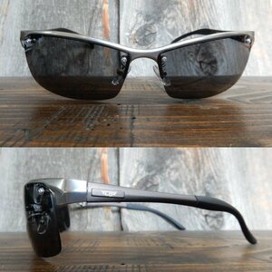 [ smoked polarized light sunglasses ]CBSP 10-1* Temple : mat gunmetal ru& black!