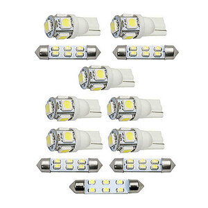 フォルクスワーゲン 5N ティグアン [H20.9-H29.1] LED ルームランプ 【SMD LED 65発 12点セット】