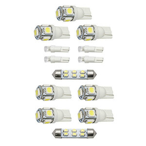 ランドローバー LV レンジローバーイヴォーク 前期 [H24.3-H25.12] LED ルームランプ 【SMD LED 51発 13点セット】