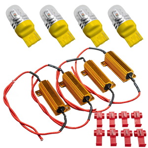 鬼爆閃光 ストリーム RN1/RN2/RN3/RN4/RN5 [H12.9～H18.6] LEDウインカー球 A+抵抗器 4個セット