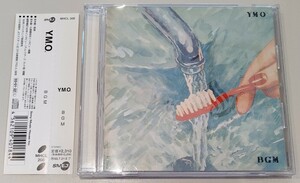 BGM YMO 旧規格リマスター帯付国内盤中古CD ビー・ジー・エム 細野晴臣 坂本龍一 高橋幸宏 松武秀樹 MHCL208 2310円盤