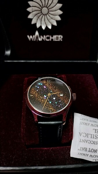 WANCHER ドリームウォッチ 螺鈿 腕時計 日本製 漆 伝統工芸 輪島塗