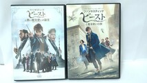 DVD　2枚　セット　ファンタスティック・ビーストと魔法使いの旅　ファンタスティック・ビーストと黒い魔法使いの誕生　中古品　セル盤_画像1