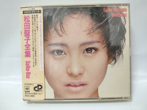 CD　邦楽　松田聖子　松田聖子全集　Seiko−Box　貴重　シール帯　ケース破損有り　4枚組　ベストアルバム　