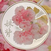 1円~ 桜の通り抜け 2011 プルーフ貨幣セット 妹背 銀約20g 桜花 記念硬貨 記念貨幣 コイン 貴金属 銀メダル PS2011_画像3