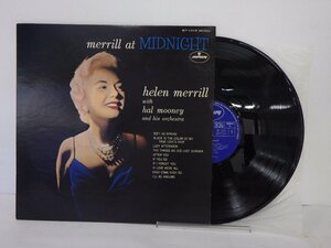 LP レコード HELEN MERRILL ヘレン メリル merrill at MIDNIGHT メリル アット ミッドナイト 【E-】 E9801G