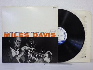 LP レコード BLUE NOTE MILES DAVIS マイルス デイヴィス 第1集 Volume 1 【 E+ 】 E10776Z