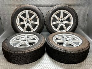 【中古】CR-V エクストレイル ブリヂストン ブリザックDM-V2 235/65R18 トップラン 18×7.5J+42 5穴114.3 ハブ径73 (23090139)