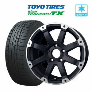 スタッドレスタイヤ ホイール 4本セット ロックケリー MX-I TOYO ウィンタートランパス TX 215/65R16