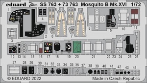 エデュアルド ズーム1/72 SS763 de Havilland Mosquito B.Mk.XVI for Airfix kits