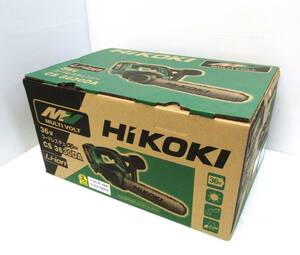 ★新品未使用品 ハイコーキ 36V コードレスチェンソー CS3630DA(XP) バッテリー×１ 受電器付き HiKOKI★n9