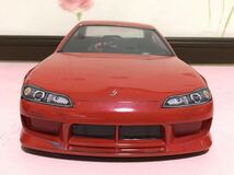 送料無料　未走行　1/10 日産 シルビア S15 スーパーレッド　ラジコンボディ　ABCHOBBY NISSAN SILVIA ドリフト DRIFT_画像3