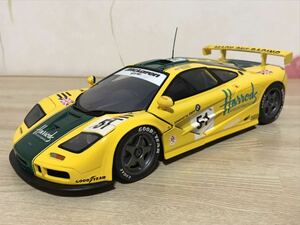 送料無料　1/18 マクラーレン F1 GTR MACH ONE RACING ミニカー　McLaren