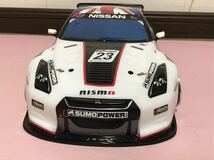 送料無料 1/10 未走行 スーモ パワー 日産 GT-R レーシングカー ラジコンボディ タミヤ TAMIYA SUMO POWER NISSAN R35 RACING CAR_画像2