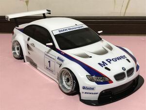 送料無料　1/10 未走行　BMW M3 GT2 2009 レーシングカー LED付き　ラジコンボディ　タミヤ TAMIYA RACING CAR