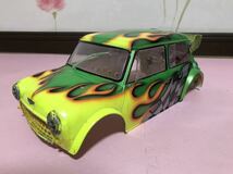 Mシャーシ用　タミヤ　ミニクーパー　ドラッグカー　ラジコンボディ　TAMIYA MINICOOPER DRAG CAR_画像4