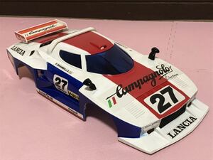 送料無料　当時物　1/12 ランチア　ストラトス ターボ レーシングカー プラスチック製 ラジコンボディ　LANCIA STRATOS TURBO RACING CAR