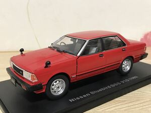 送料無料　1/24 国産名車コレクション 日産 ブルーバード　旧車 ミニカー NISSAN BLUEBIRD SSS 910 1980