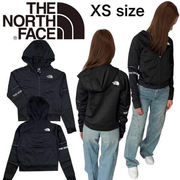 ノースフェイス パーカー NF0A55HE レディースサイズ ミディアム丈 裏起毛 ブラック XSサイズ プルオーバー THE NORTH FACE W FA FZ 新品