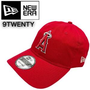 ニューエラ キャップ 帽子 9TWENTY 920 コットン素材 柔らか エンゼルス レッド 野球チーム MLB ロゴ NEWERA 9TWENTY 新品